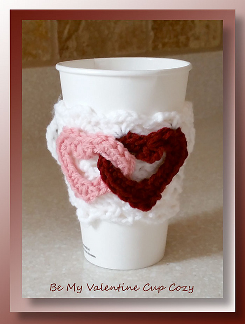 Be My Valentine Cup Cozy