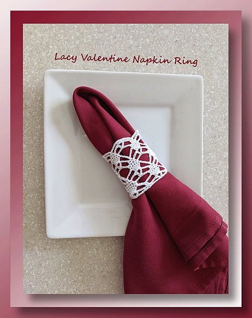 Lacy Valentine Napkin Ring