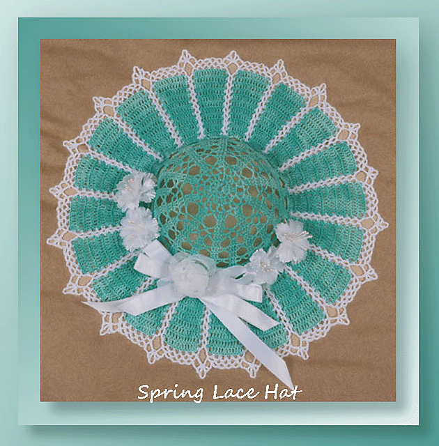 Spring Lace Decorative Hat
