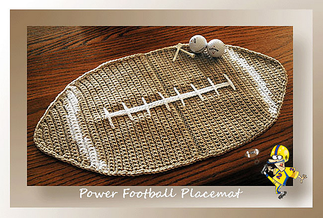 Power Football Placemat