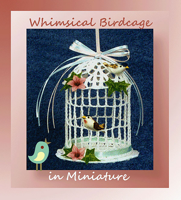 Miniature Whimsical Birdcage