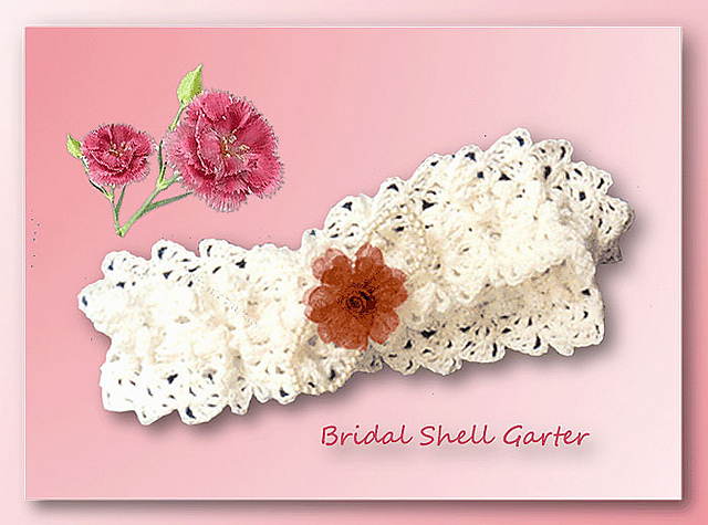 Bridal Shell Garter