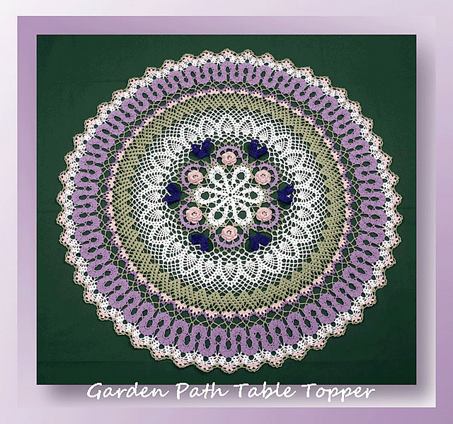Garden Path Table Topper