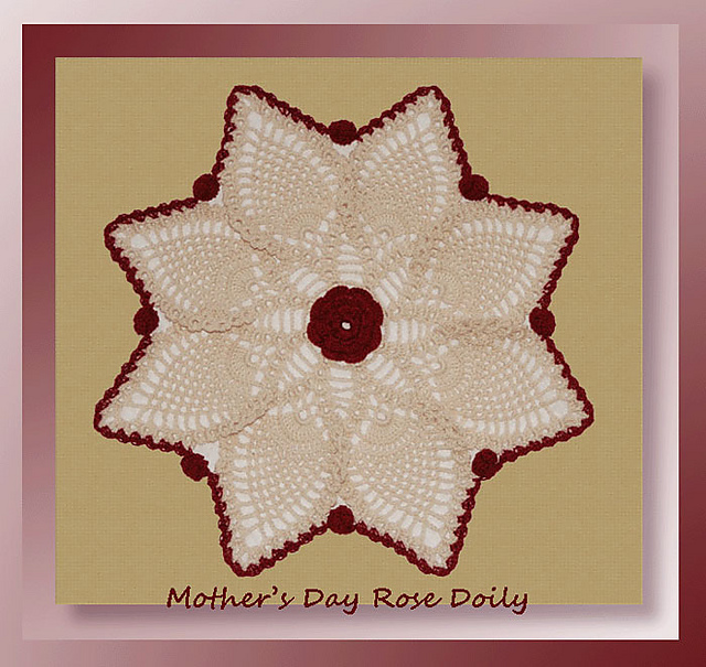 Mother’s Day Rose Doily