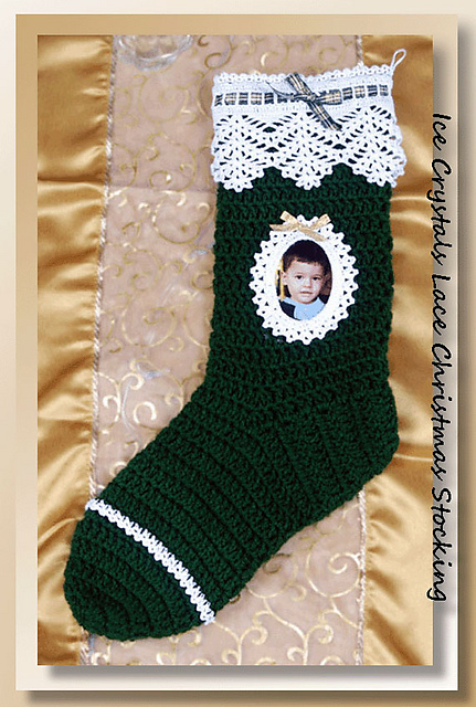 Crystals Christmas Stocking