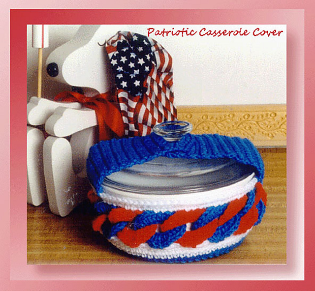 Patriotic Casserole Cover
