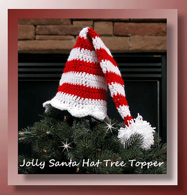 Jolly Santa Hat Topper