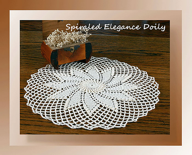 Spiraled Elegance Doily