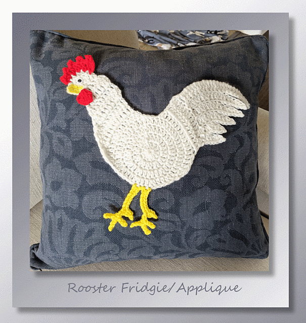 Rooster Applique
