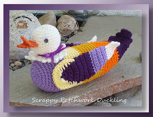 Scrappy Patchwork Duckling
