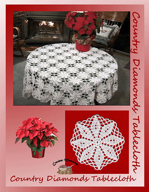 Country Diamonds Tablecloth