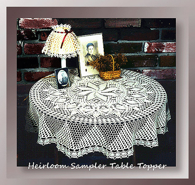 Heirloom Sampler Table Topper