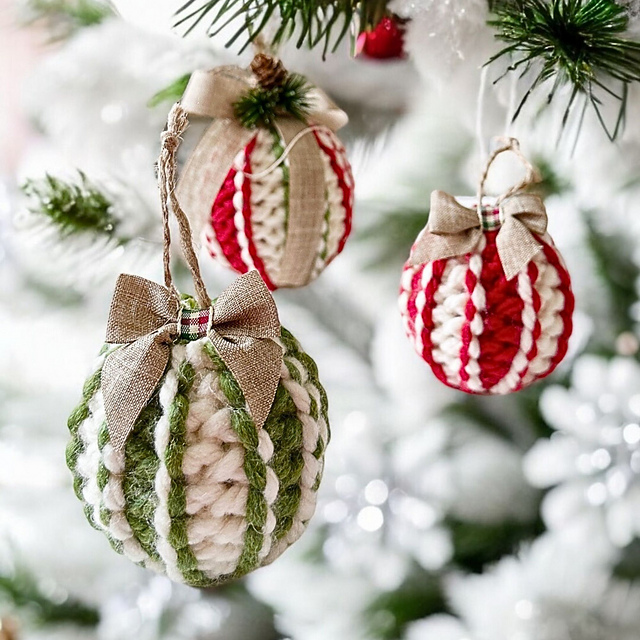 Rustic Rib Christmas Ornament
