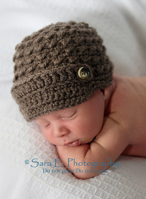 Tiny Textures Newsboy Cap