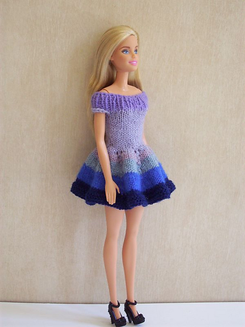 #0208 Lilac and white dress
