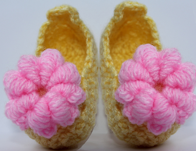 Baby Ballerina Shoes with Large Flower