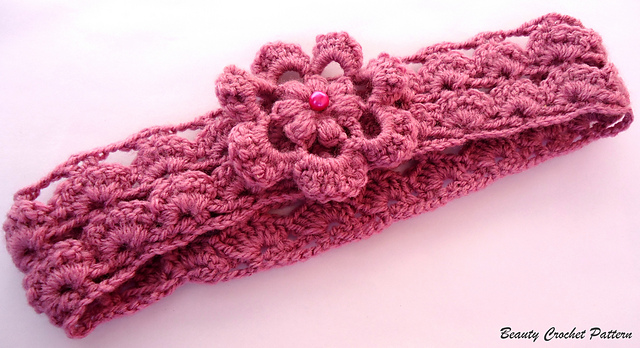 Easy Headband with Flower