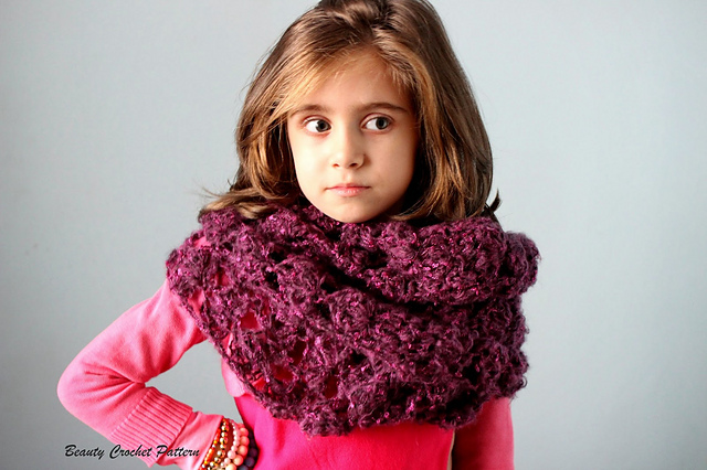 Infinity Lace Scarf Cowl