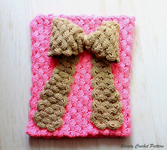 Bow Baby Blanket