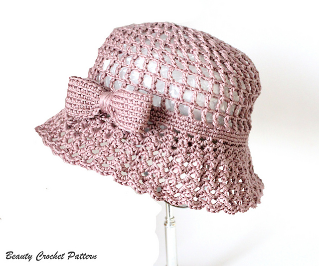 Summer Sun Hat with Bow