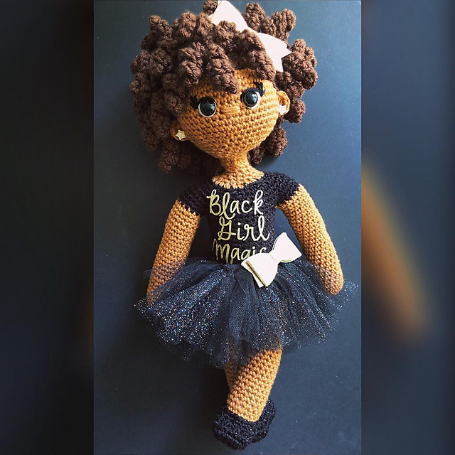 Simone Doll w/Coils Hairstyle