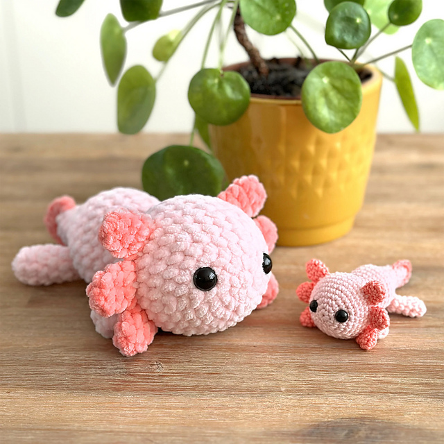 Lucy the Axolotl Amigurumi — foto 3