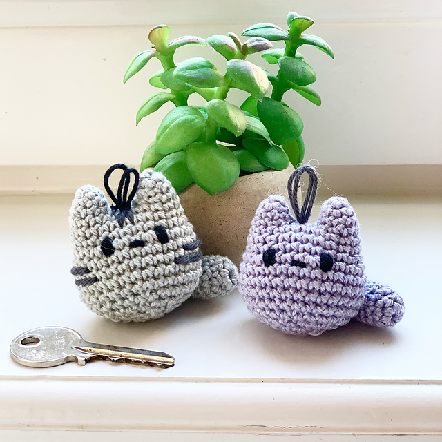 Cat Keychain Amigurumi — foto 2