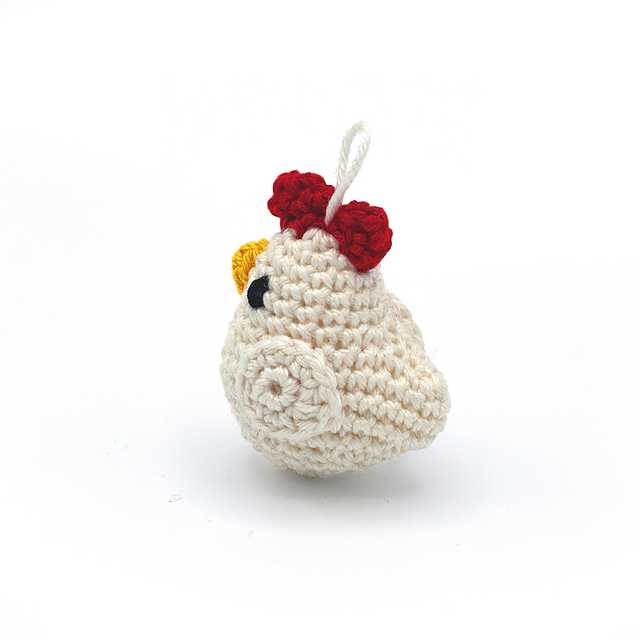 Chicken Amigurumi keychain — foto 3