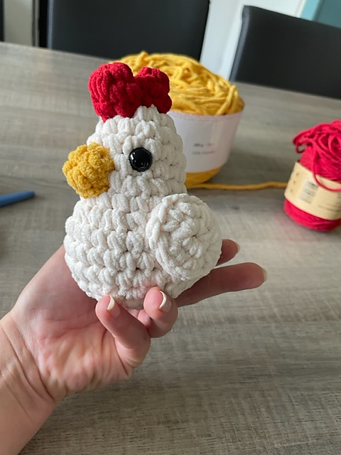 Chicken Amigurumi keychain — foto 6