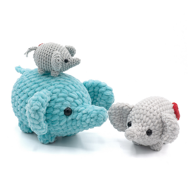Mini Love Elephant Amigurumi — foto 5