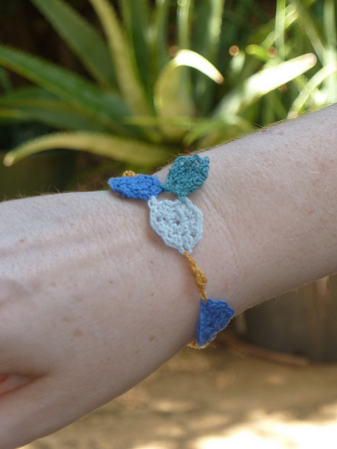 Blue Allium Bracelet