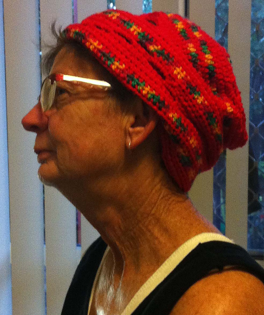 Eyelet Slouchy Beanie