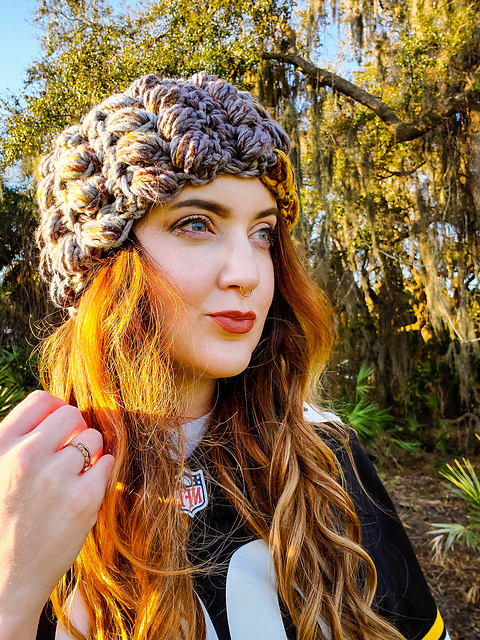 Puff Ear Warmer