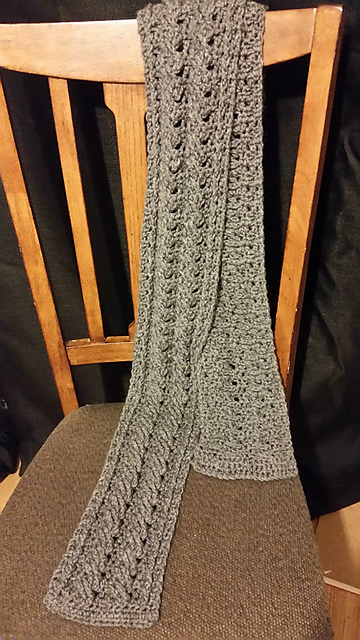 Braided Cable Scarf