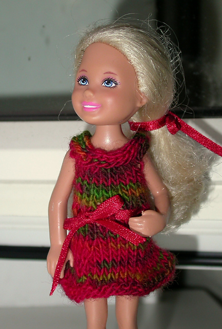 #0653 White Dress and Cerise Edge