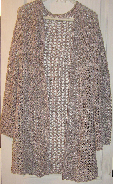 Bamboo Cotton Long Cardigan 