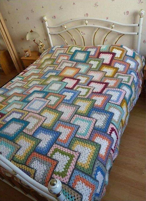 Patchwork Granny Blanket
