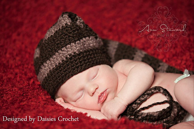 Elf Hat with Long tail