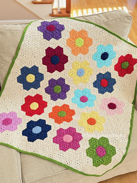 Floral Quilt Blanket