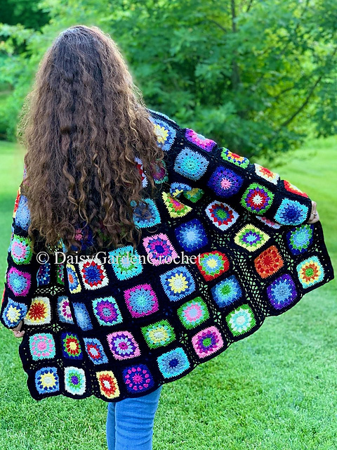 Favorite Art Teacher Granny Square Sweater