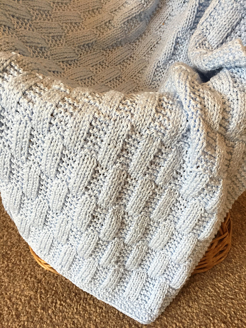 Rectangles Baby Blanket