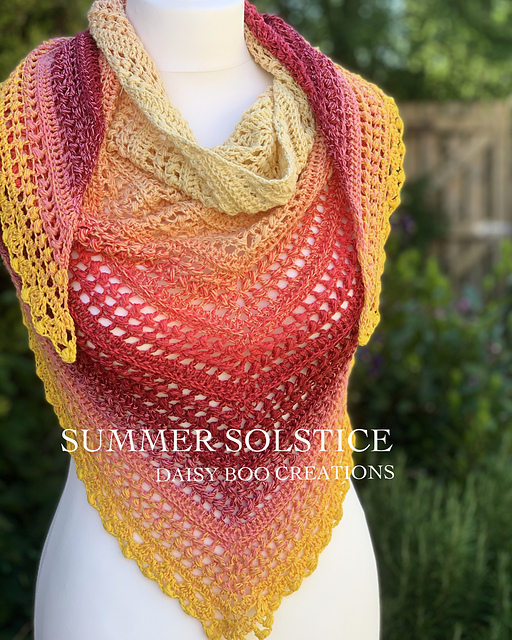 Summer Solstice shawl