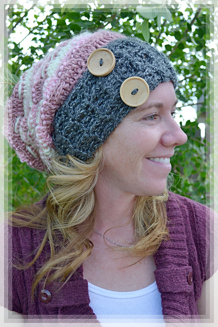 Dusty Rose Slouchy Beainie