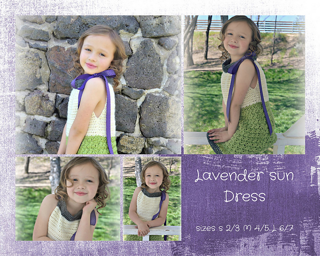 Lavender sun dress