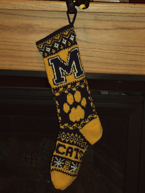 Montana State Bobcat Christmas Stocking Kit