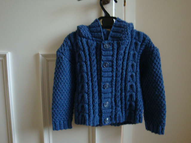 Little aran cardie