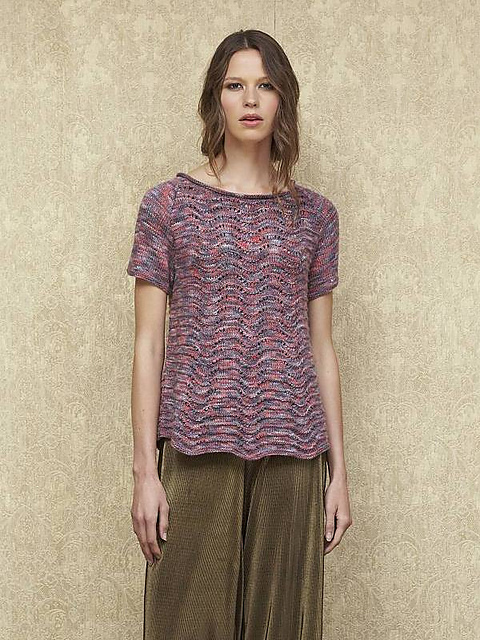 Fan And Feather Stitch Top
