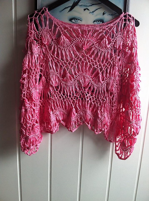 Häkelponcho