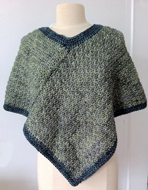 Grey Gardens Crochet Poncho