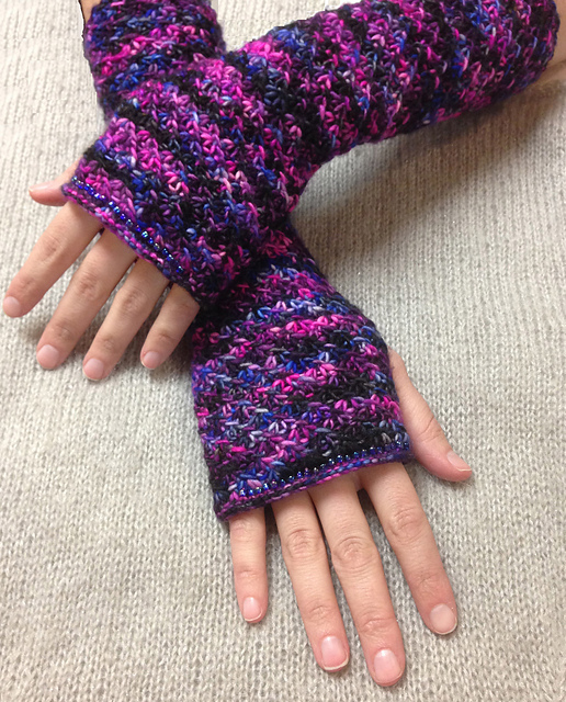 Punk Rock Fingerless Gauntlets